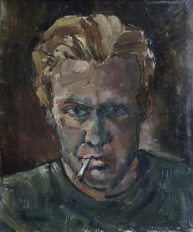 Jan Homan - zelfportret